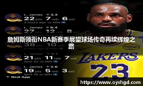 詹姆斯领衔NBA新赛季展望球场传奇再续辉煌之路